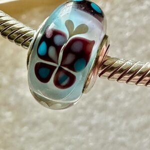Pandora Murano butterfly glass bead